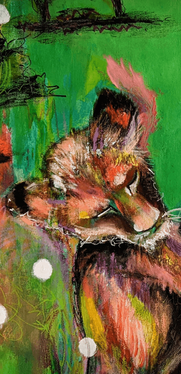 Wildlife Art Oshawa Ontario|Hey Mommy!Don't worry,I'm here for you!