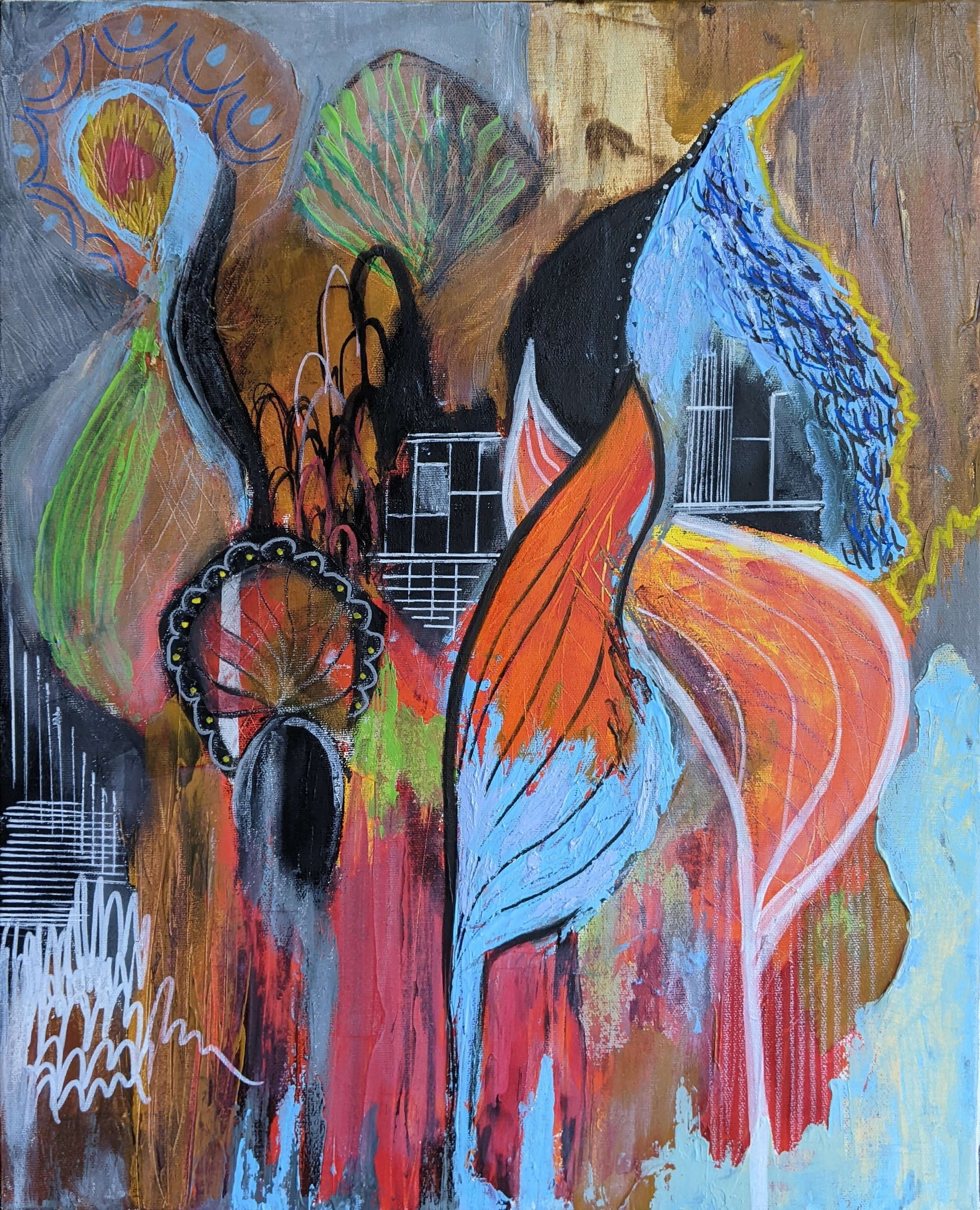 Fall colors thru my Window