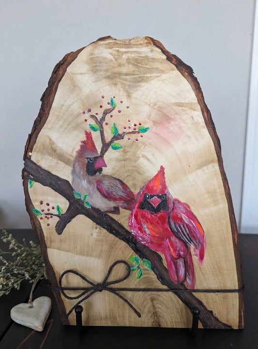 Red Cardinal Wildlife Art Oshawa Ontario | Cardinal Whispers
