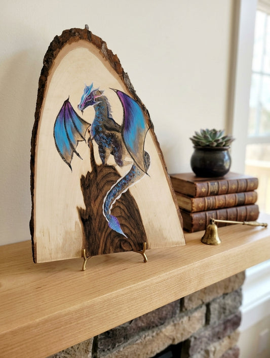 [SOLD] Dragon Wildlife Art Oshawa Ontario | Tornado Guardian
