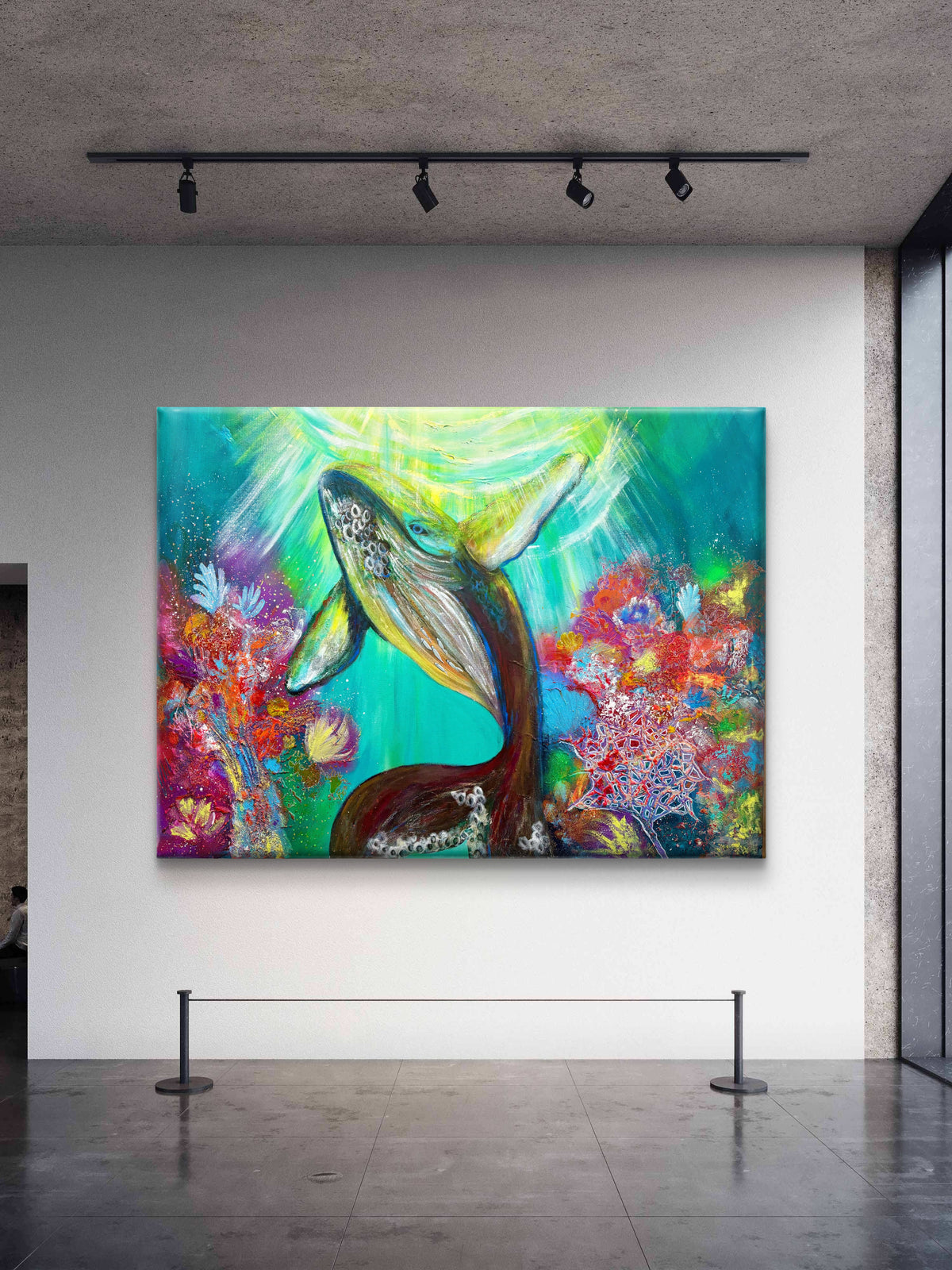 Whale Underwater Wildlife Art Oshawa Ontario | Ayla